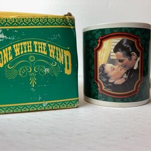 Heirloom Tradition Gone with the Wind Mug Embraced Coffee Cup With Box VTG 1989